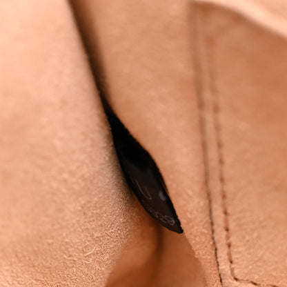 Gucci GG Supreme Monogram Bees Small Padlock Shoulder Bag Black 8 of 11