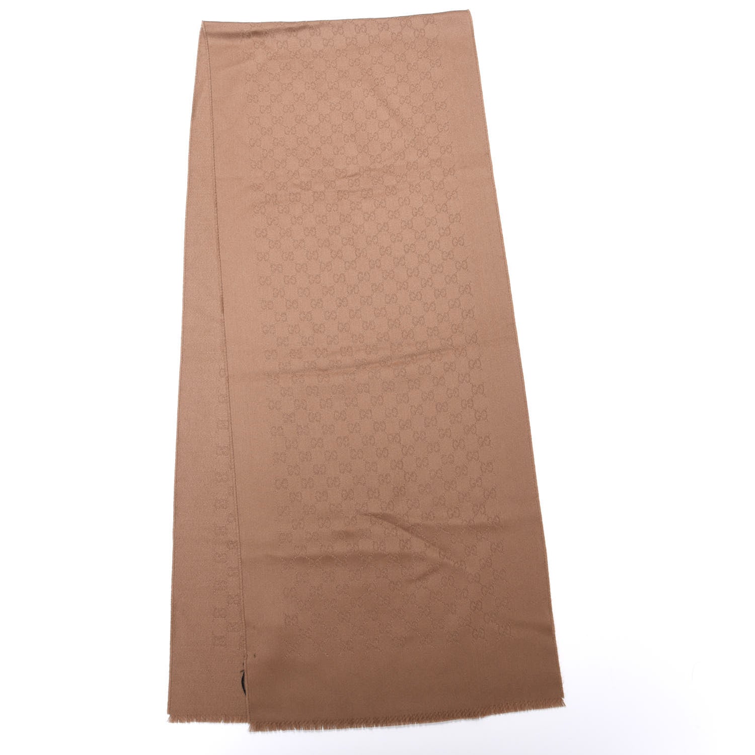 Gucci Cashmere GG Monogram Gem Lux Scarf Rope 2 of 4