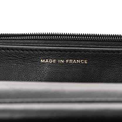 Chanel Lambskin Quilted Enamel Coco Casino Wallet On Chain WOC Black 7 of 14