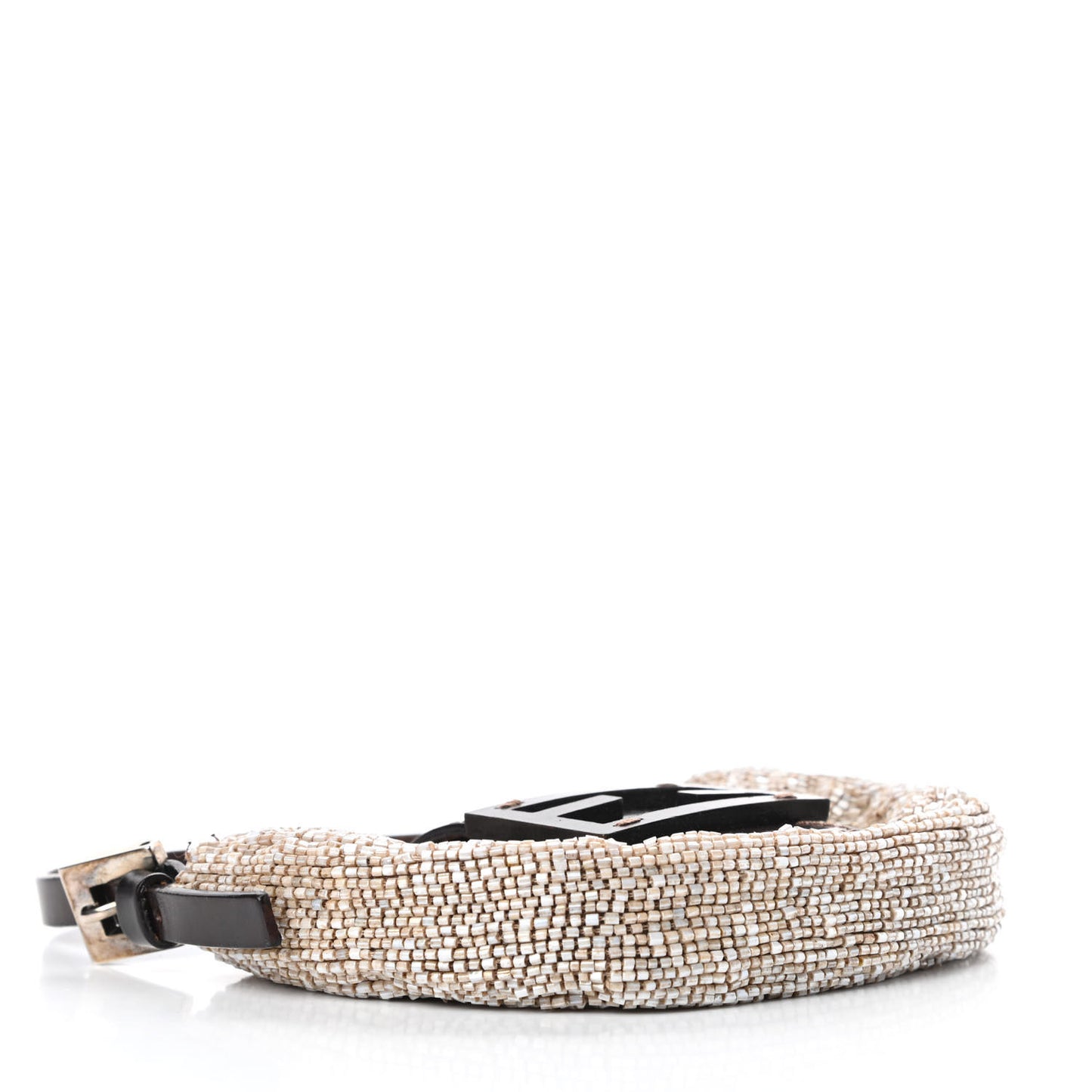 Beaded Mini Half Moon Baguette