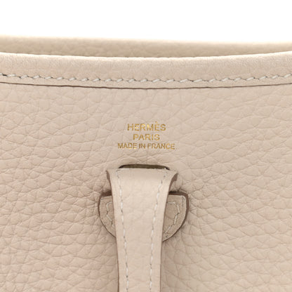 Hermes Taurillon Clemence Evelyne TPM Craie 6 of 11