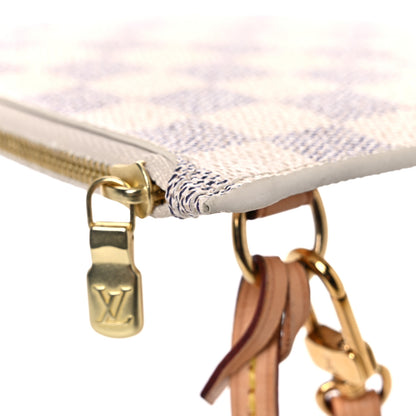 Louis Vuitton Damier Azur Neverfull MM GM Pochette 11 of 13