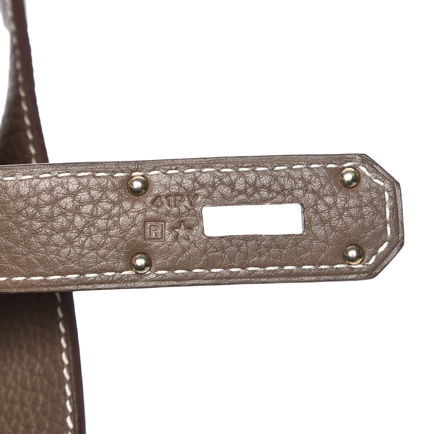 Hermes Taurillon Clemence Jypsiere 31 Etoupe 8 of 11