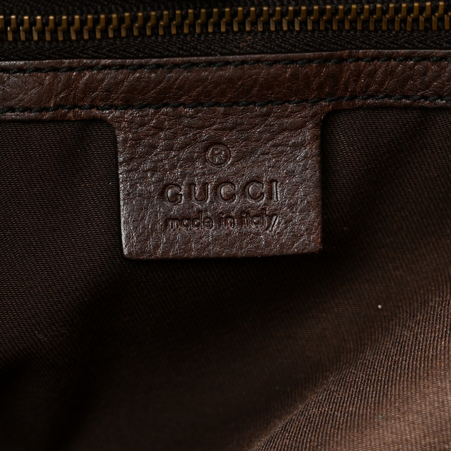 Monogram Medium Jockey Tote Dark Brown