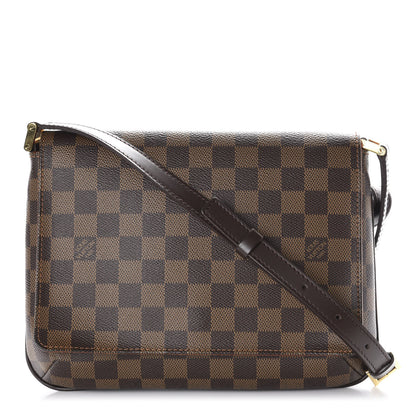 Louis Vuitton Damier Ebene Musette Tango Long Strap 1 of 10