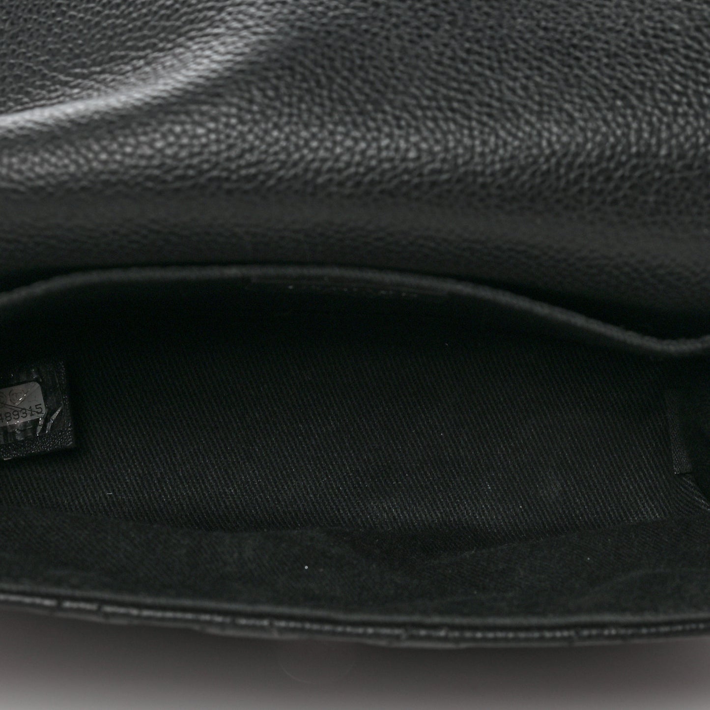 Grained Calfskin Quilted 2.55 Reissue Flap Belt Bag Clutch Black