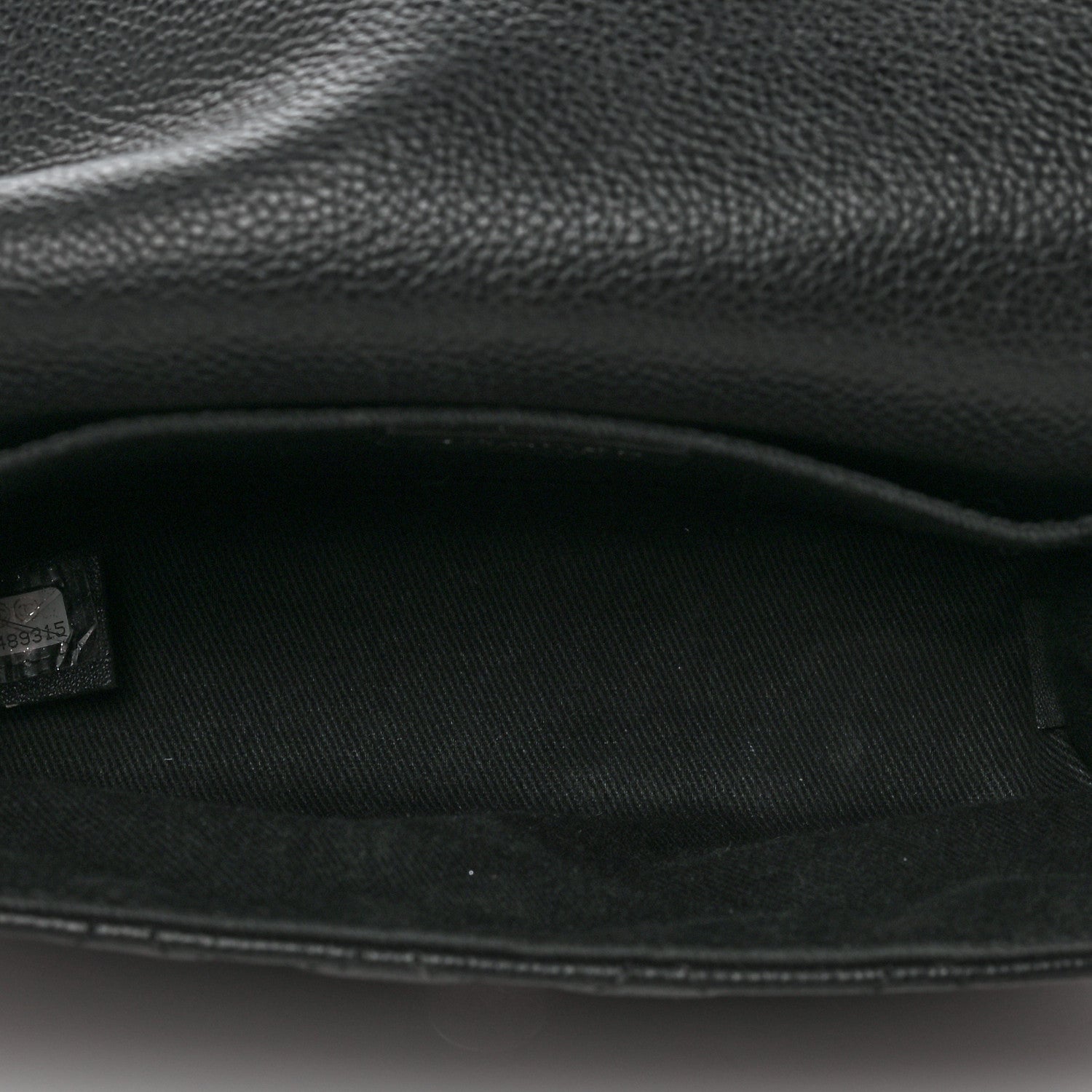 Chanel Grained Calfskin Quilted 2.55 Reissue Flap Belt Bag Clutch Black 5 of 9