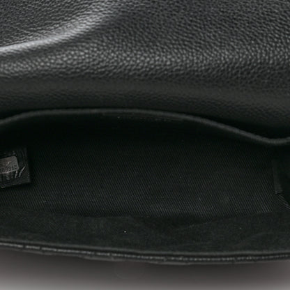Chanel Grained Calfskin Quilted 2.55 Reissue Flap Belt Bag Clutch Black 5 of 9