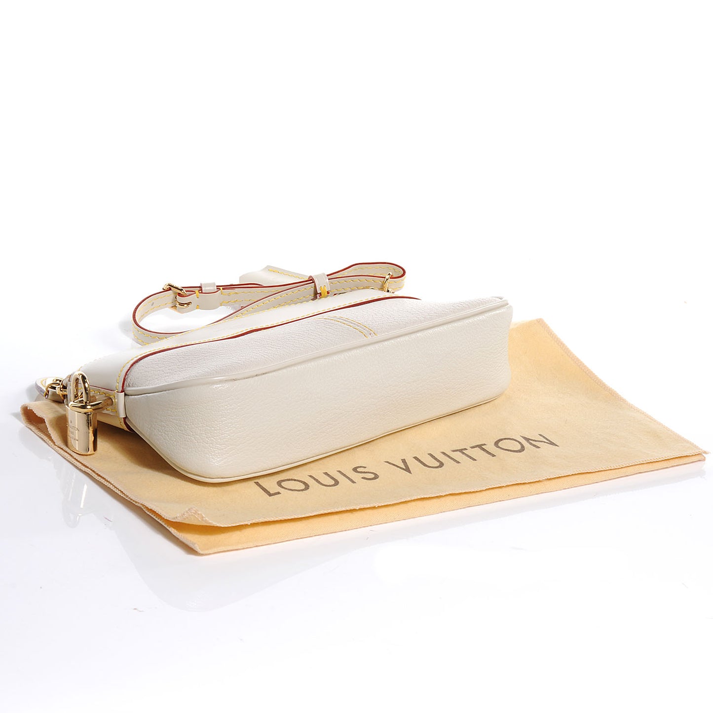 Suhali Lock It Clutch White