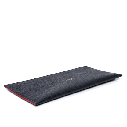 Louis Vuitton Calfskin Felicie Chain Wallet Card Holder Insert Marine Rouge 3 of 4