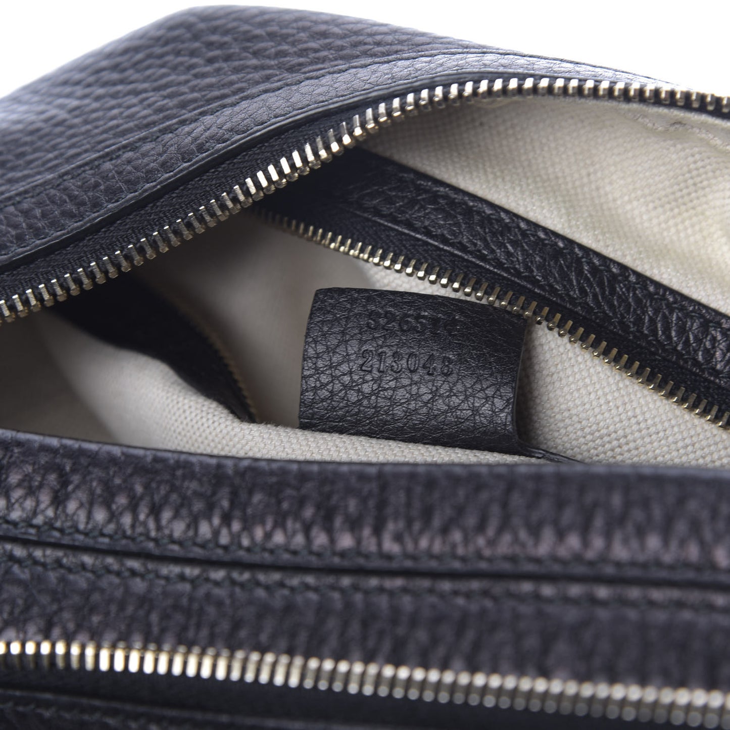 Pebbled Calfskin Small Miss GG Hobo Black