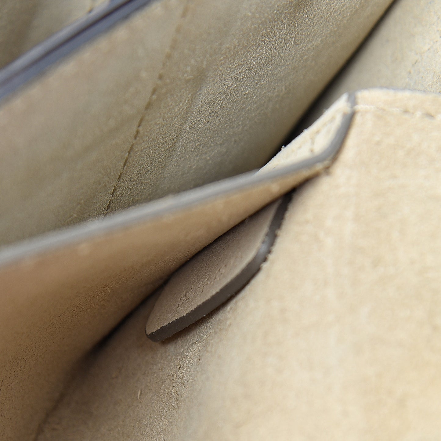 Suede Calfskin Small Faye Shoulder Bag Tobacco