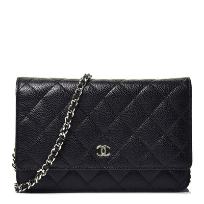 Chanel Caviar Quilted Wallet On Chain WOC Black 1 of 9