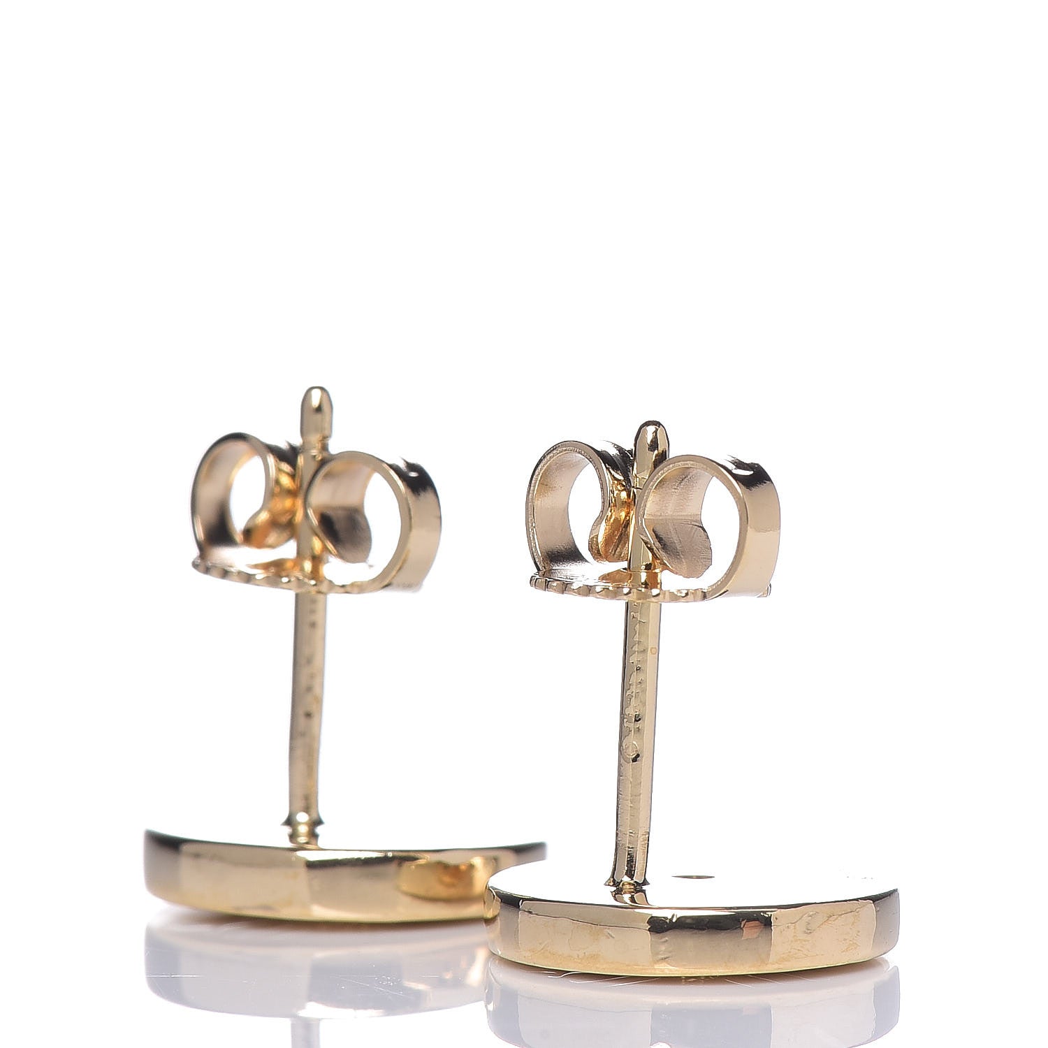 Tiffany 18K Yellow Gold Diamond Mini Atlas Earrings 3 of 4
