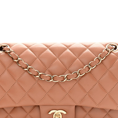 Chanel Lambskin Quilted Medium Double Flap Brown 8 of 14