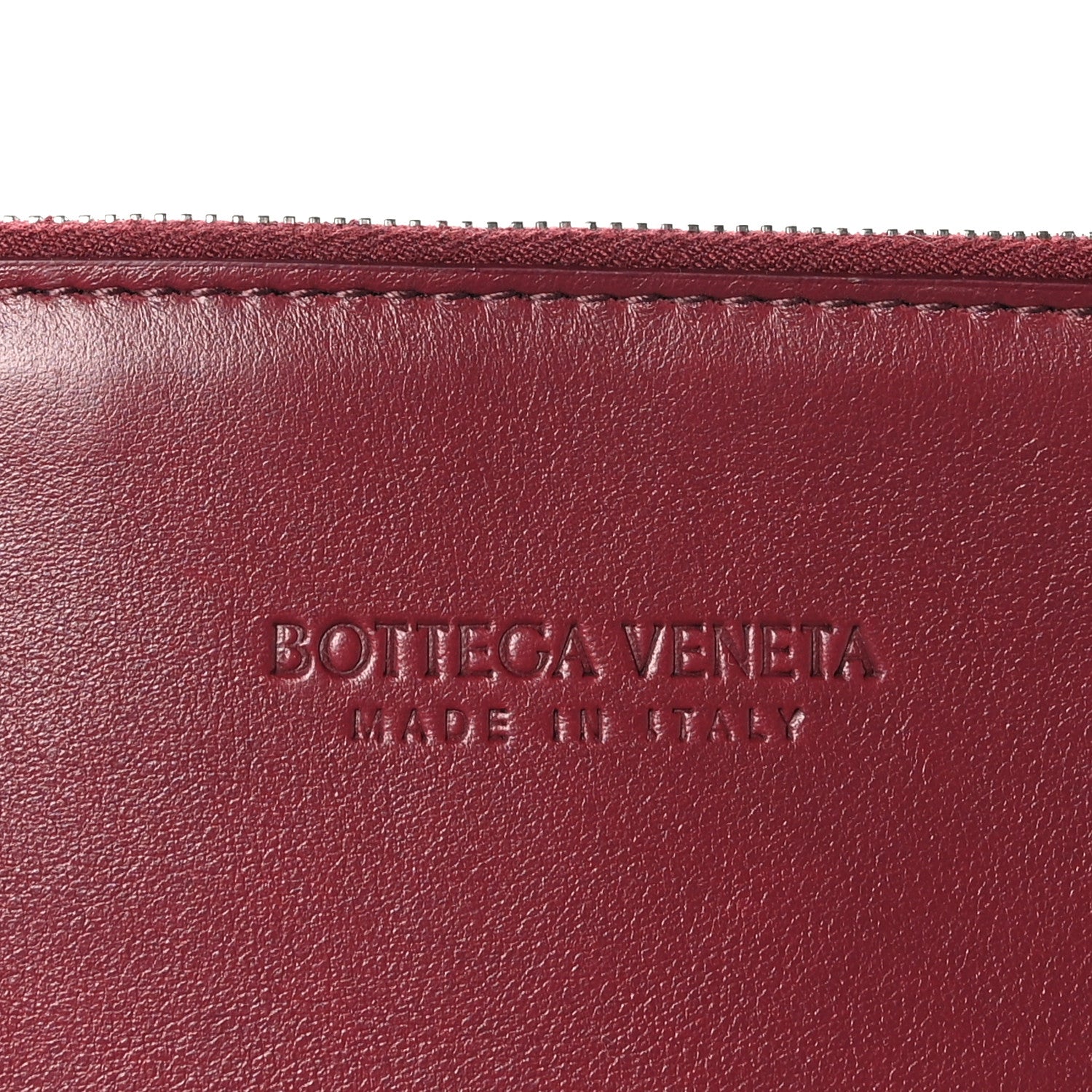 Bottega Veneta Calfskin Intrecciato Large North South Tote Bag Burgundy 6 of 9