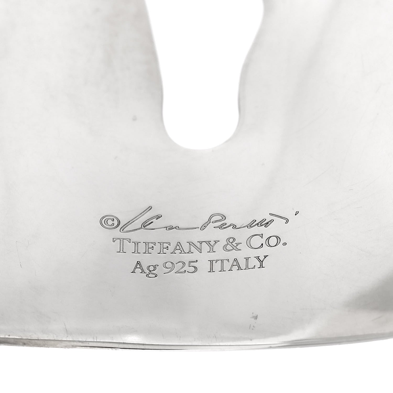Tiffany Sterling Silver Elsa Peretti Split Cuff 3 of 4