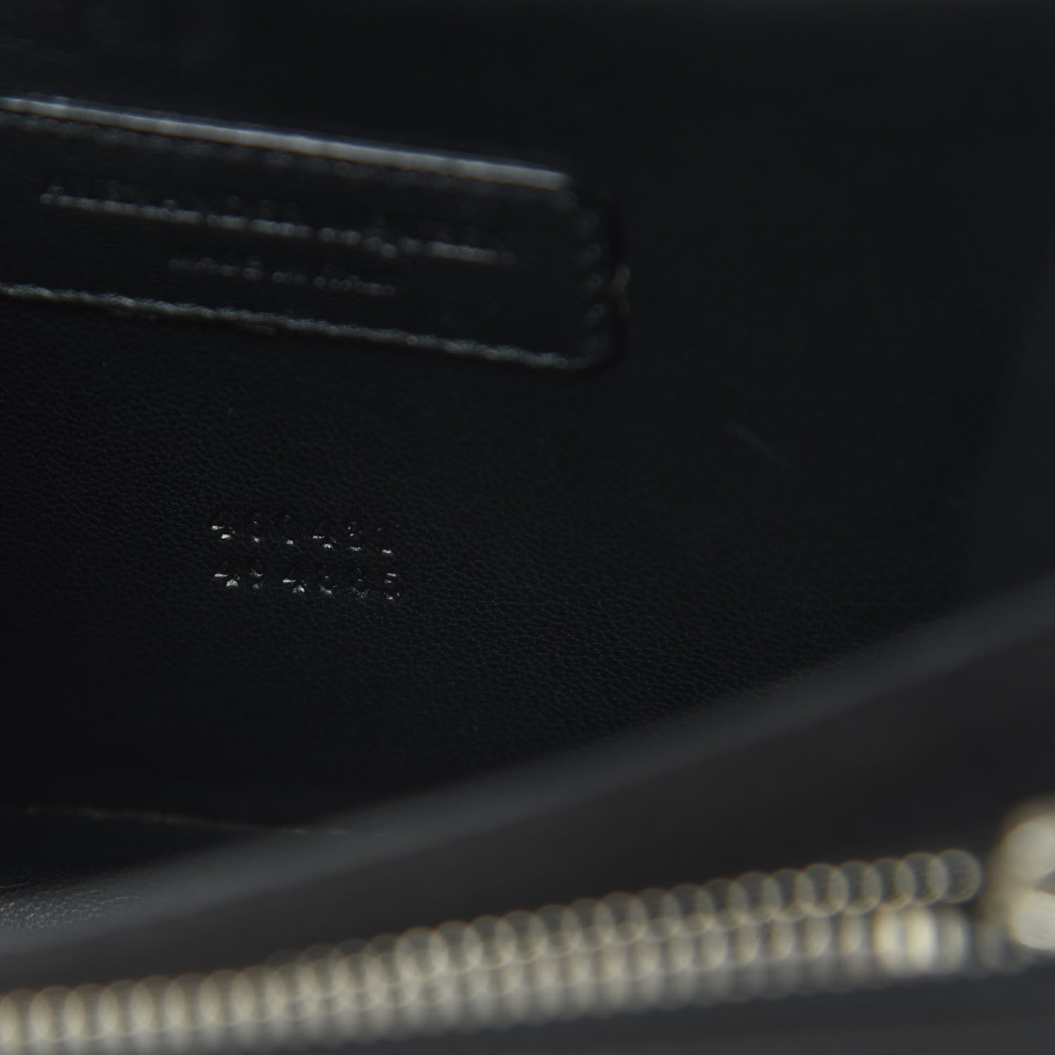 Alexander McQueen Satin Floral Embroidered Mini Insignia Flap Black 7 of 12