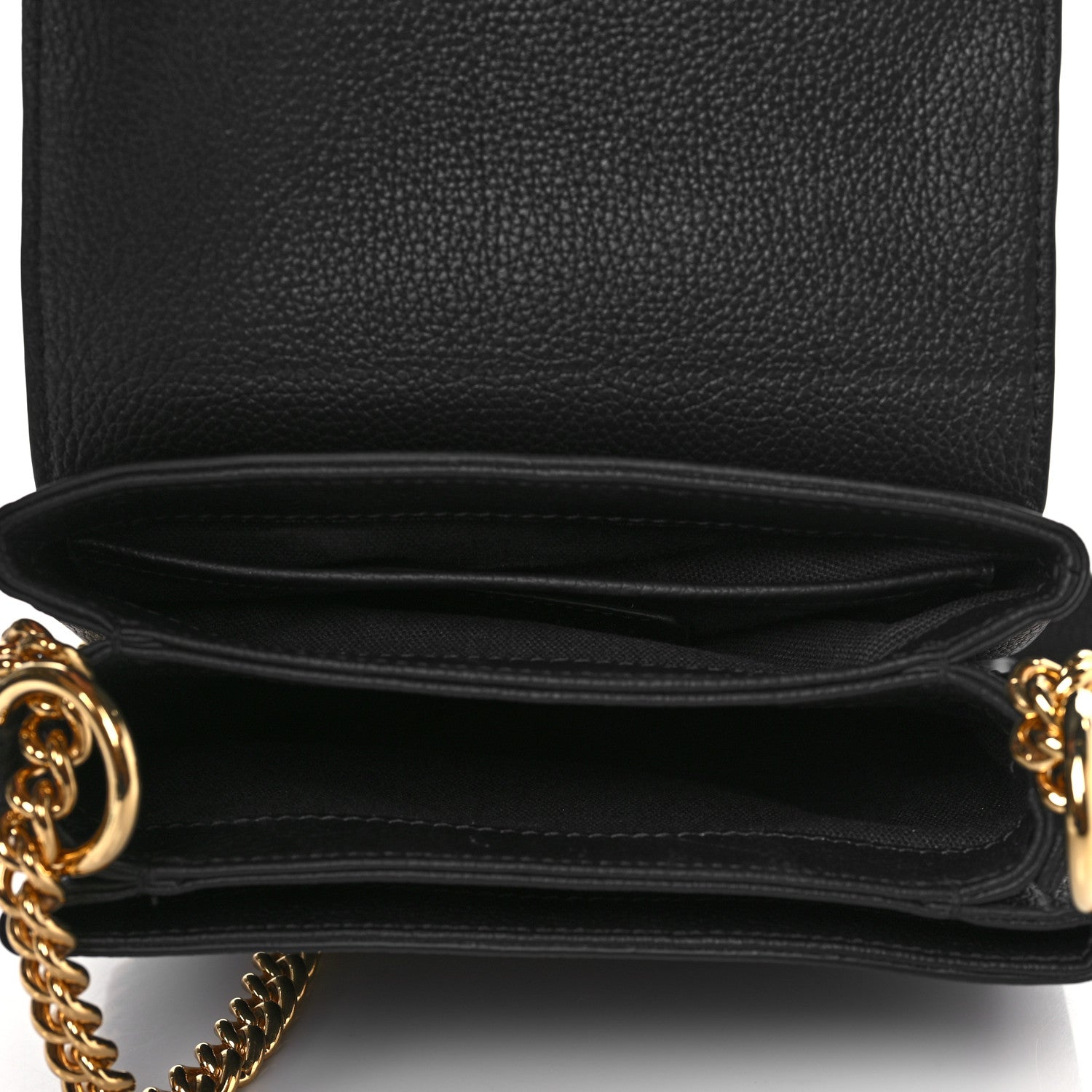 Alexander McQueen Calfskin Small Twin Skull Chain Crossbody Black 5 of 9