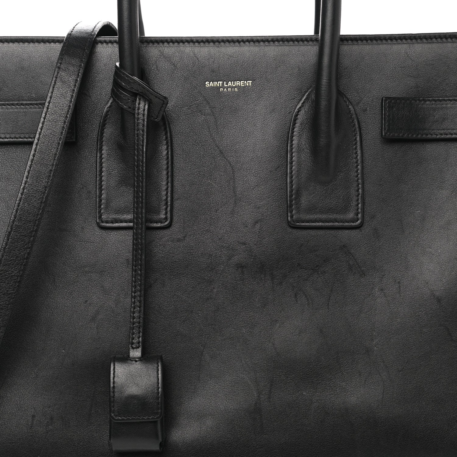 Saint Laurent Calfskin Small Sac De Jour Black 8 of 15