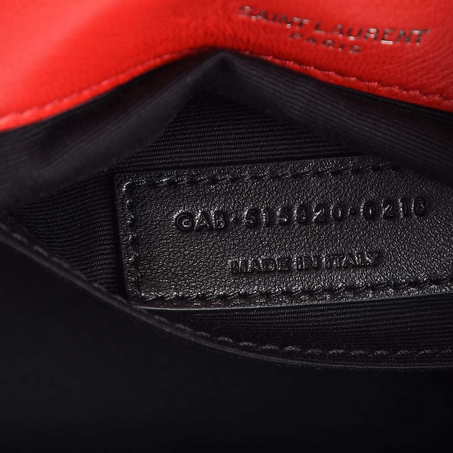 Lambskin Patchwork Monogram Small Jamie Red