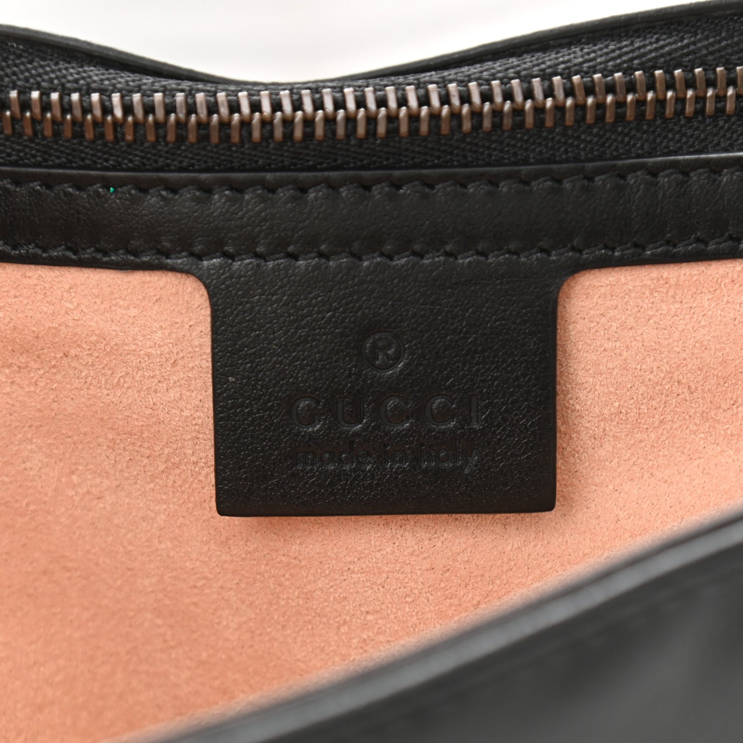 Calfskin Matelasse Medium GG Marmont Shoulder Bag Black