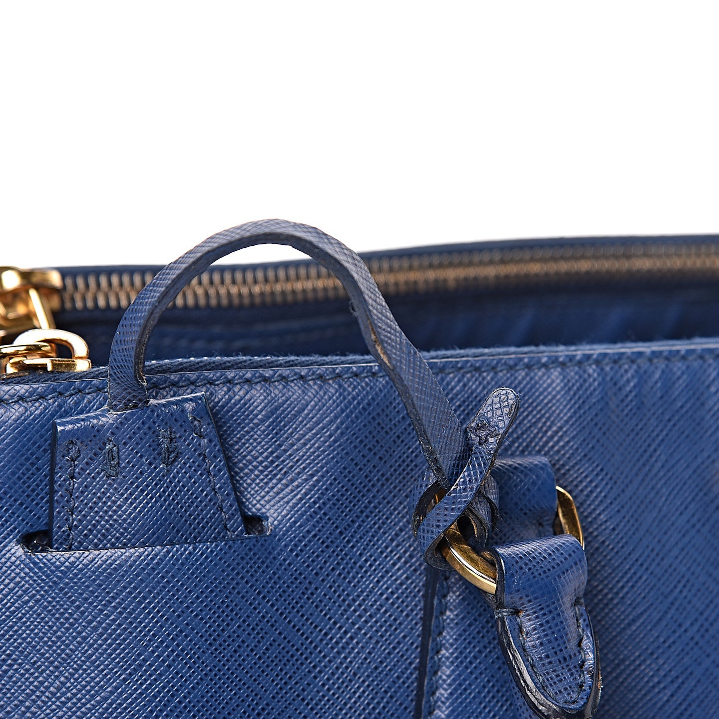 Saffiano Lux Medium Tote Bluette