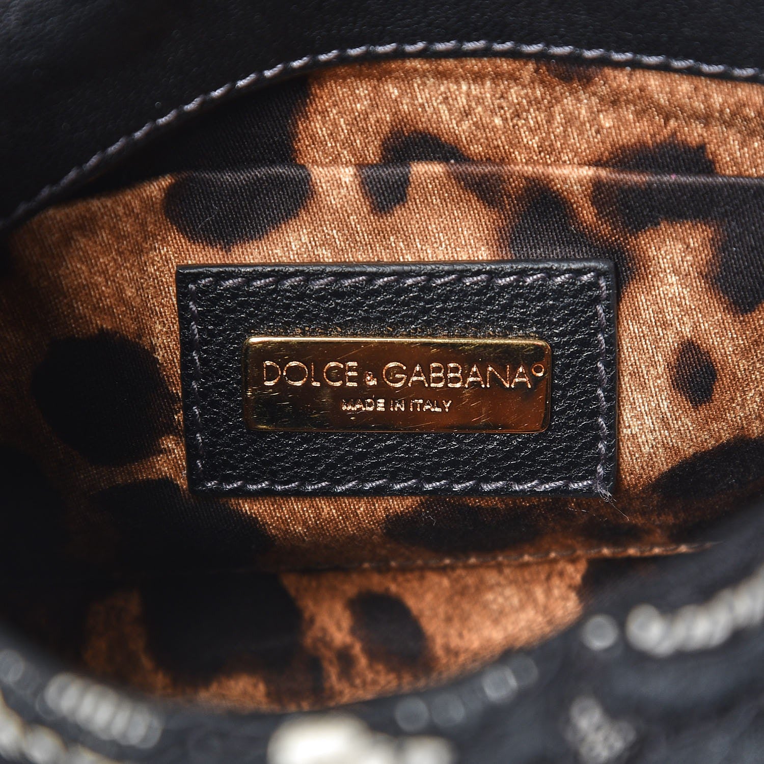 Dolce & Gabbana Lace Mini Miss Sicily Crossbody Black 6 of 6