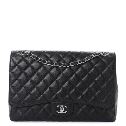 Chanel Caviar Quilted Maxi Single Flap Black 1 of 11