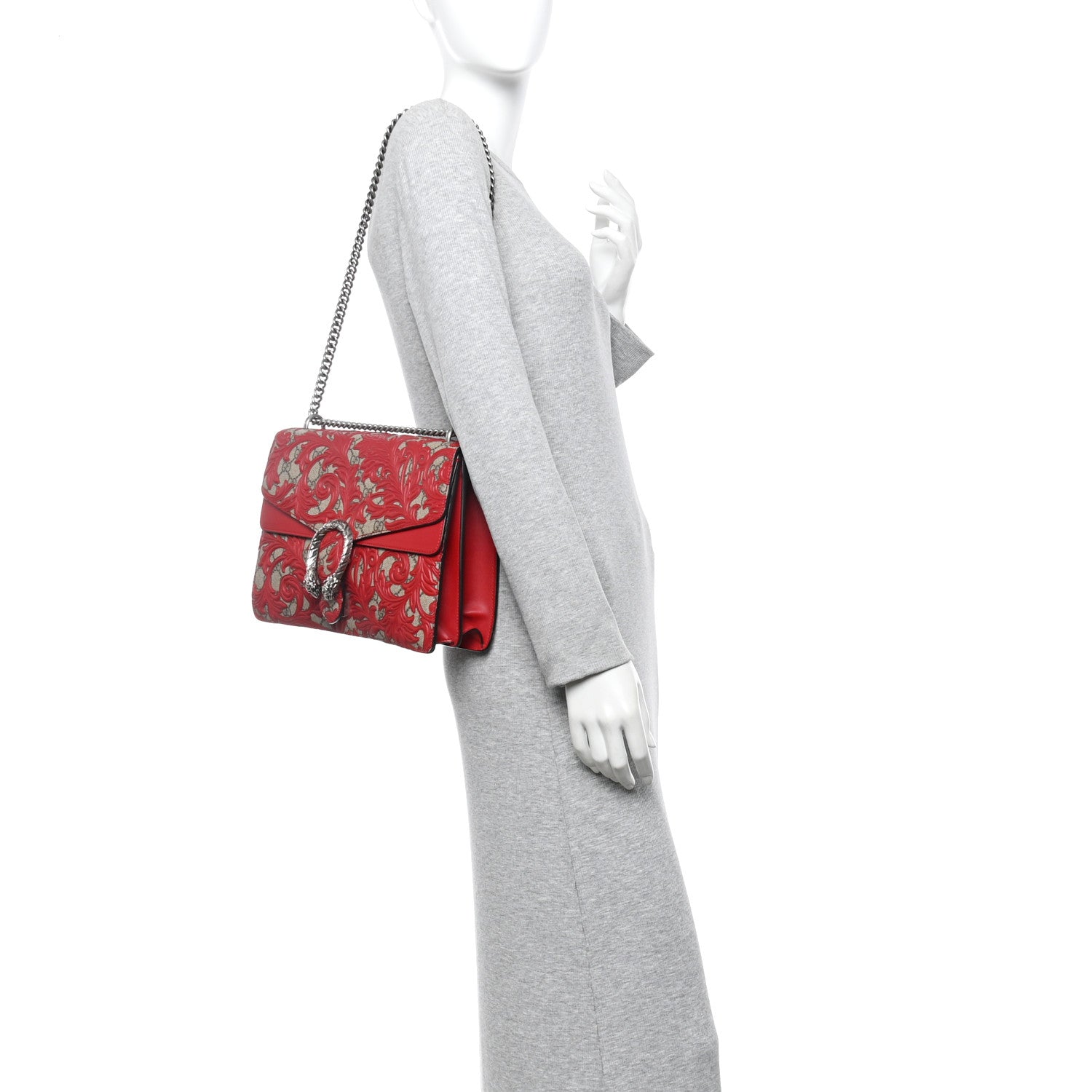 Gucci GG Supreme Monogram Arabesque Medium Dionysus Shoulder Bag