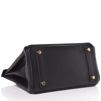 Hermes Swift Birkin 25 Black 5 of 38