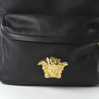 Versace Calfskin Palazzo La Medusa Backpack Black 8 of 8