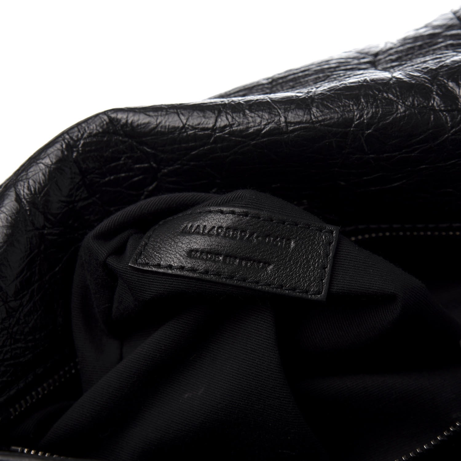 Saint Laurent Crinkled Calfskin Matelasse Monogram Medium Niki Chain Satchel Black 11 of 12