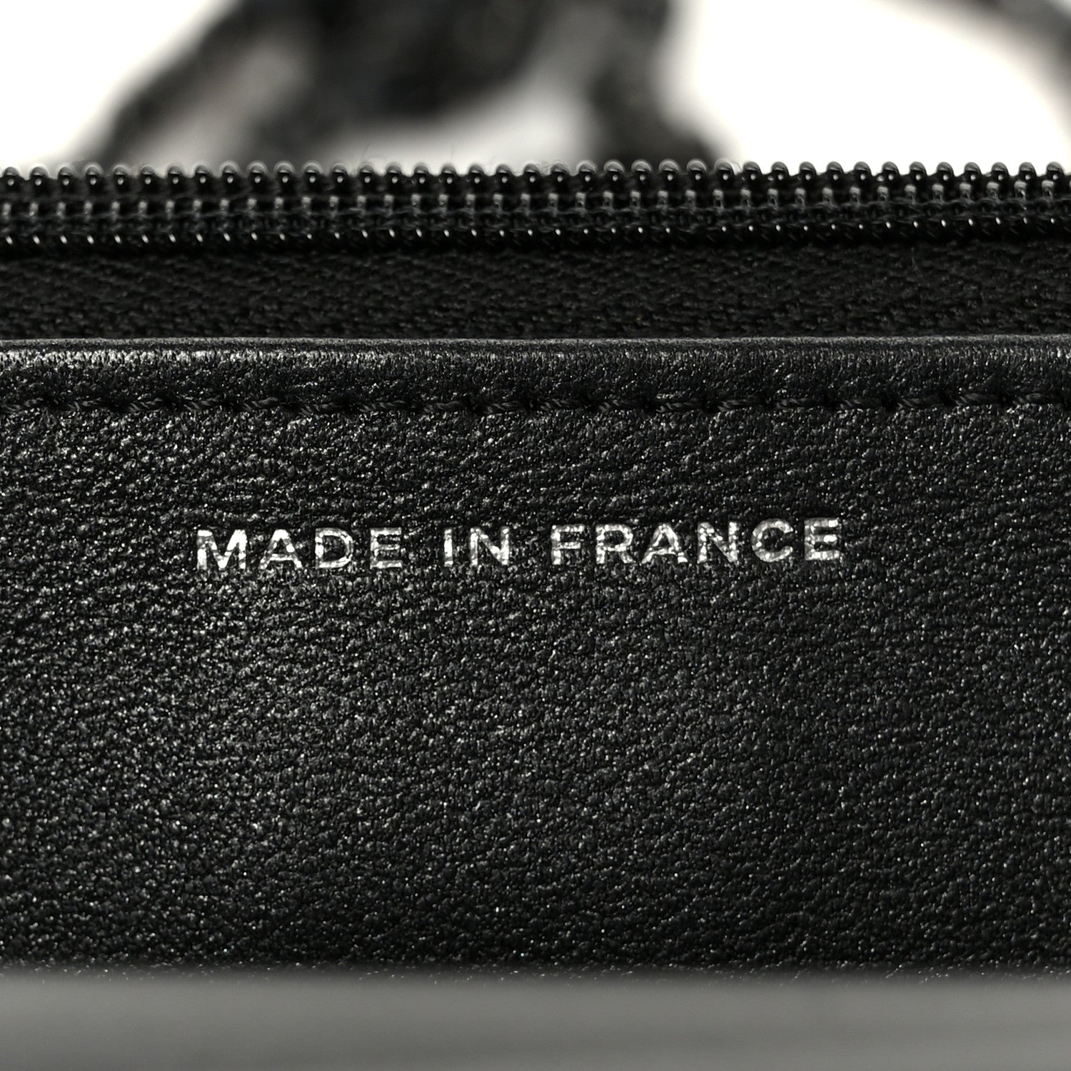 Chanel Lambskin Quilted Wallet On Chain WOC So Black 7 of 12