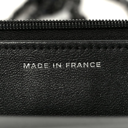 Chanel Lambskin Quilted Wallet On Chain WOC So Black 7 of 12