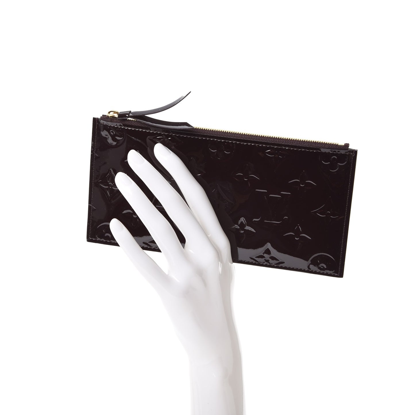 Vernis Felicie Chain Wallet Zippered Insert Amarante