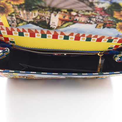 Dolce & Gabbana Dauphine Majolica Print Medium Miss Sicily Satchel Multicolor 5 of 8