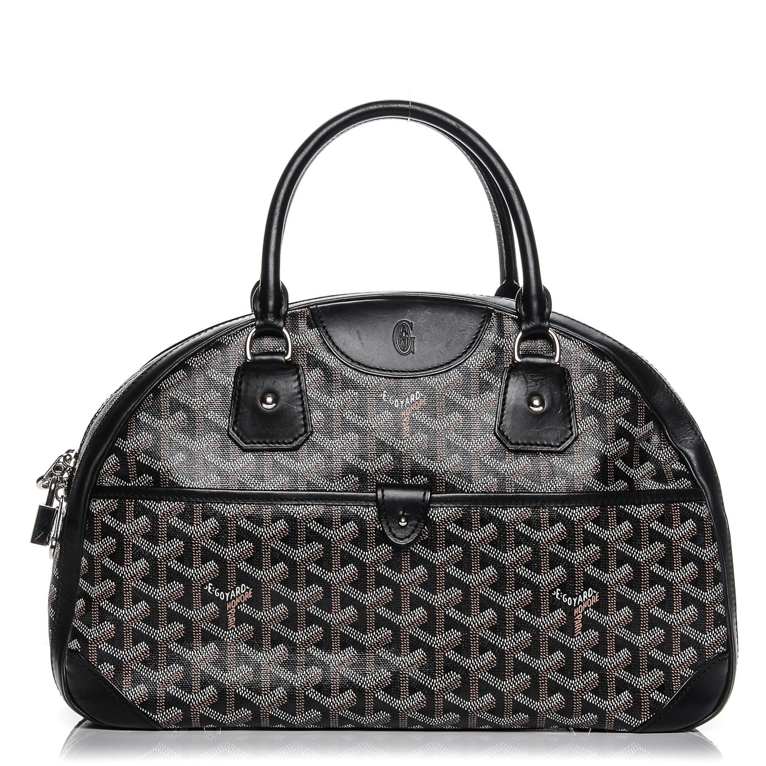 Goyard Goyardine Saint Jeanne MM Bowler Black 1 of 7