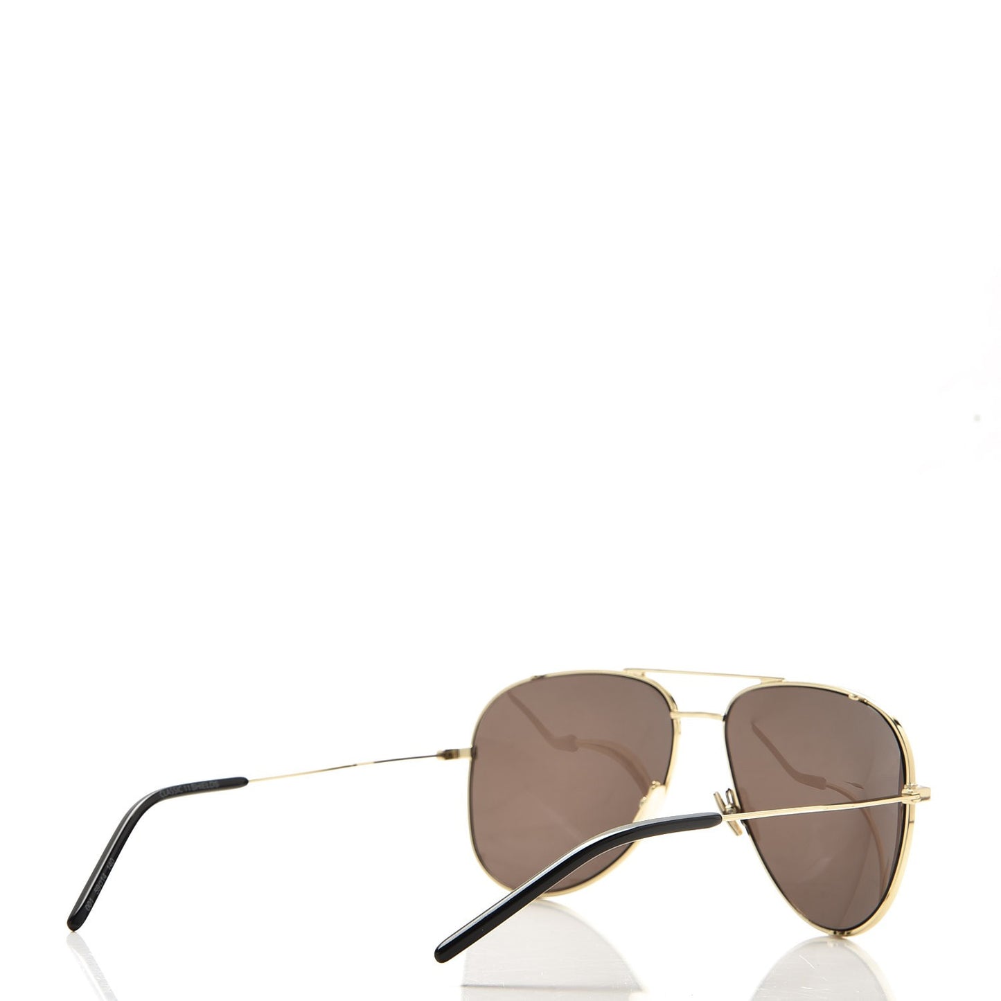 Mink Fur Classic 11 Shields Sunglasses Gold