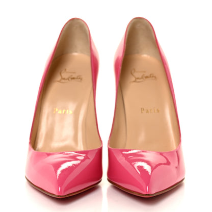 Christian Louboutin Patent Pigalle Follies 100 Pumps 38 Pinky 2 of 8