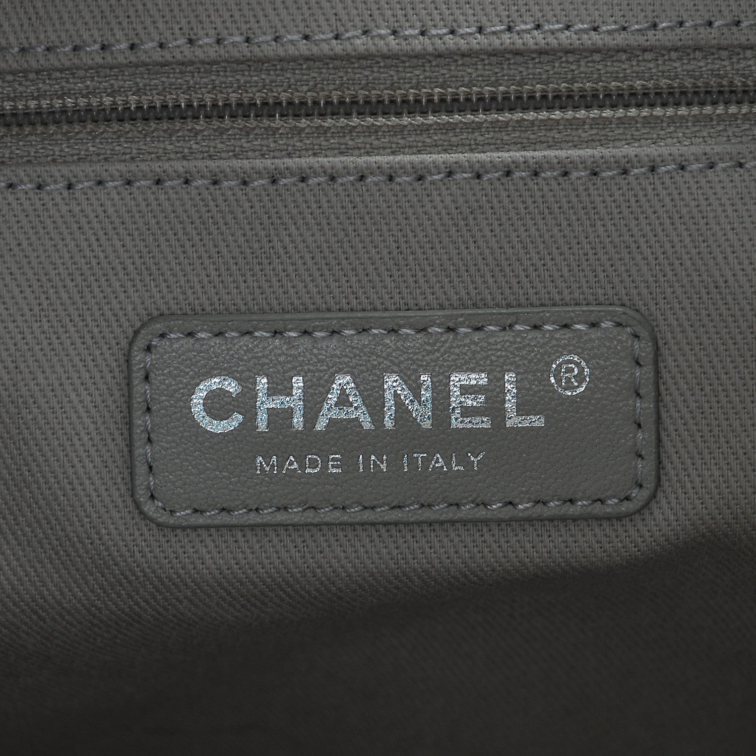 Chanel Glazed Calfskin Small Deauville Tote Black 6 of 7
