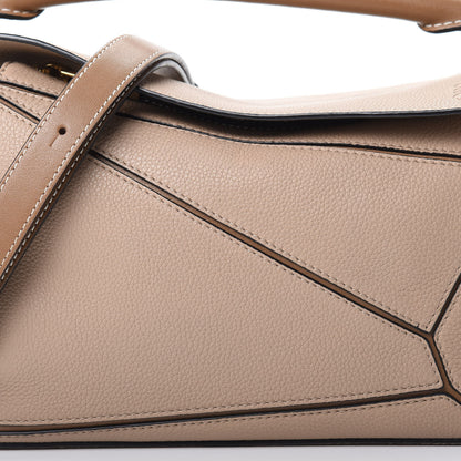 Loewe Grained Calfskin Small Puzzle Bag Sand Mink 8 of 10
