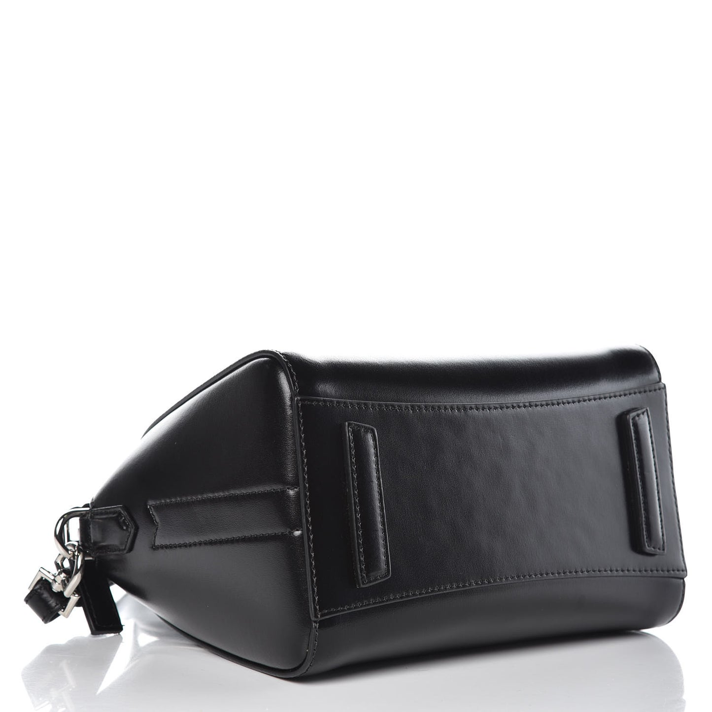 Shiny Lord Calfskin Mini Antigona Black
