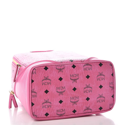 MCM Visetos Small Duke Backpack Pink 4 of 8