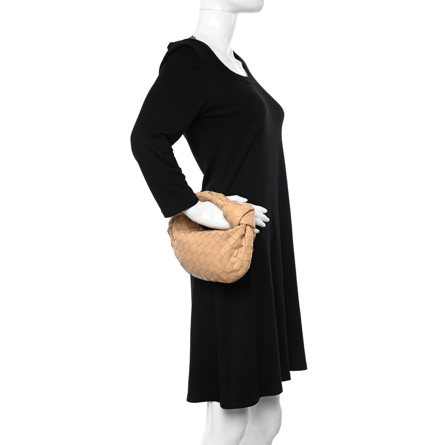 Nappa Intrecciato Mini Jodie Almond