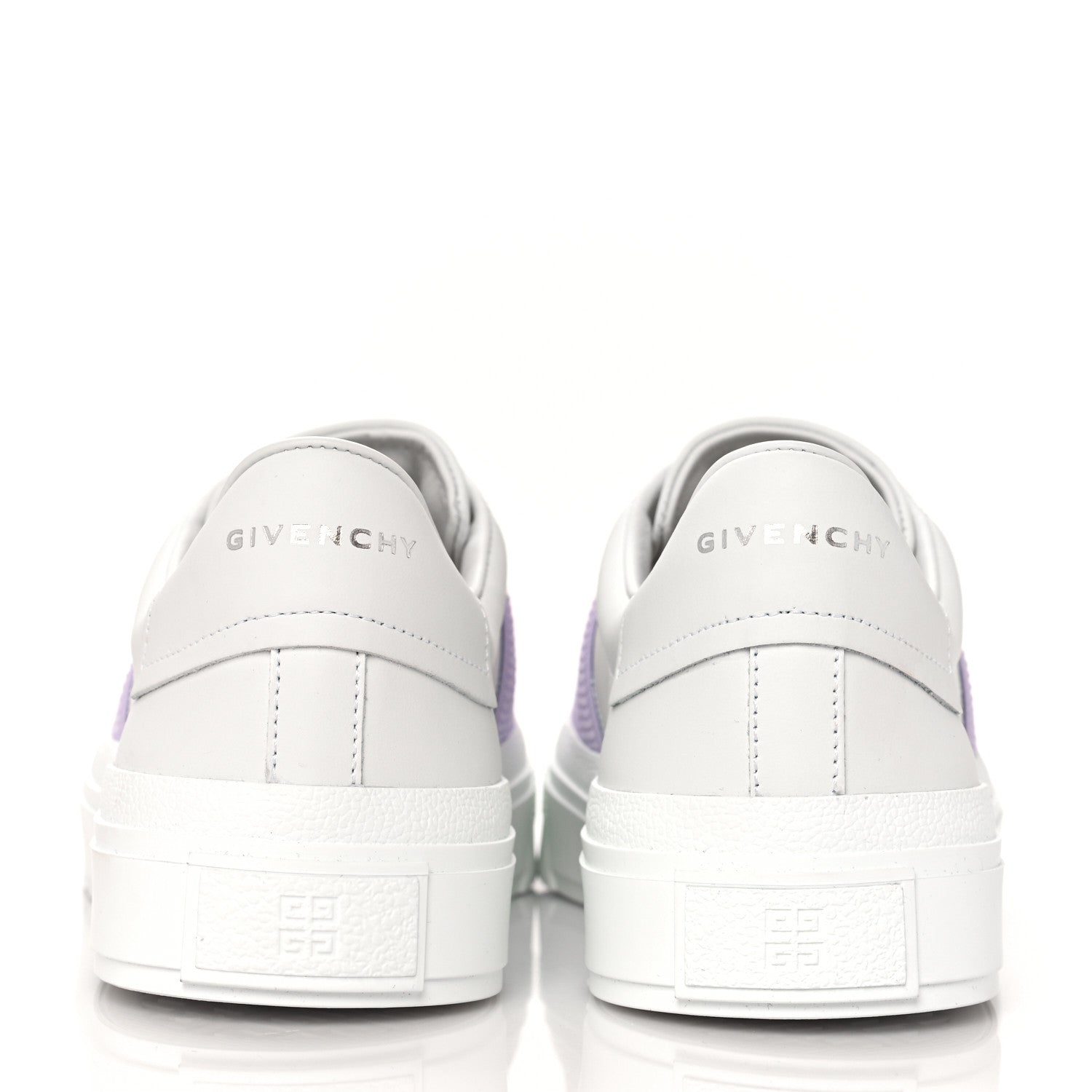 Givenchy Calfskin Band Logo Womens City Sport Sneakers 39 Lilac 5 of 9