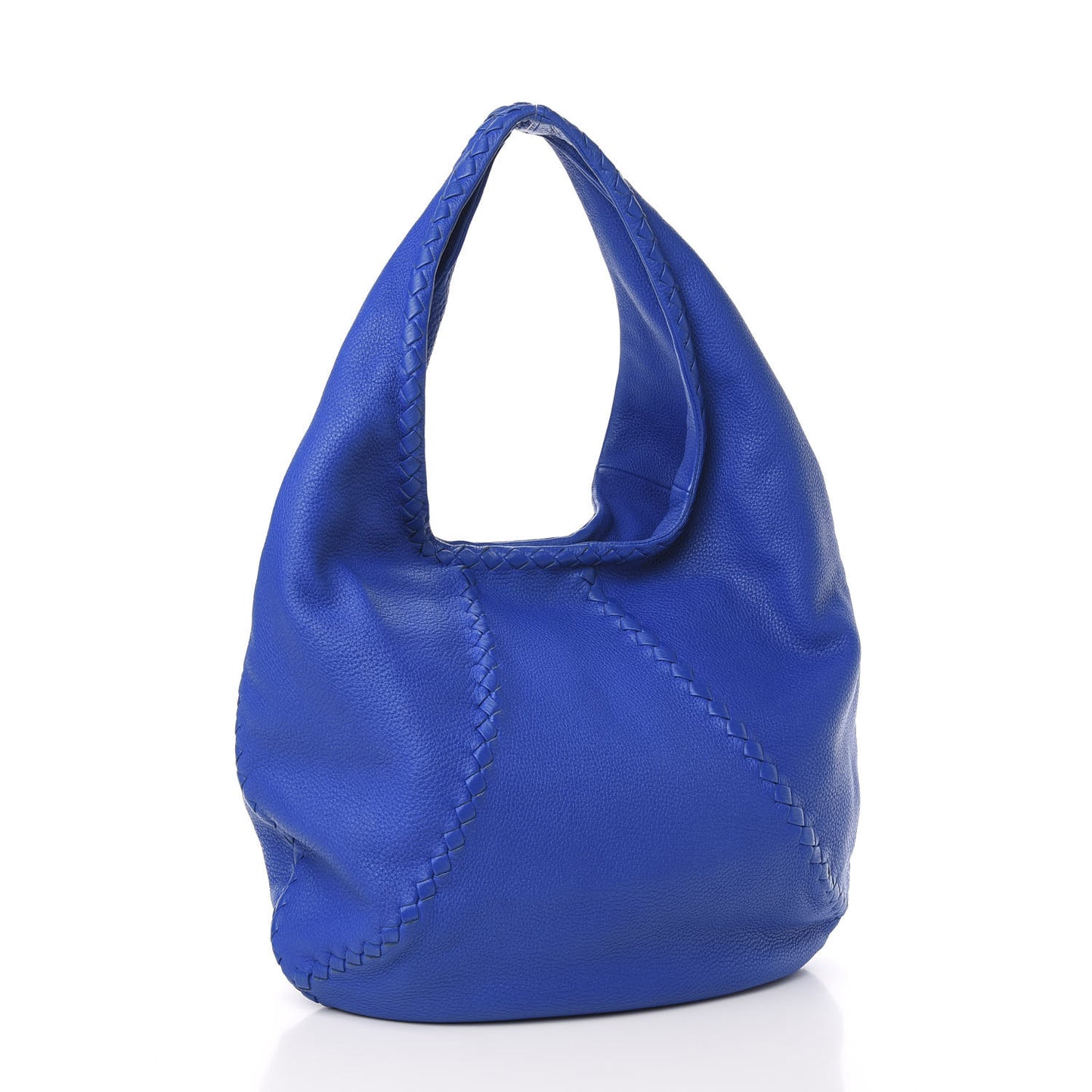 Cervo Deerskin Large Hobo Signal Blue
