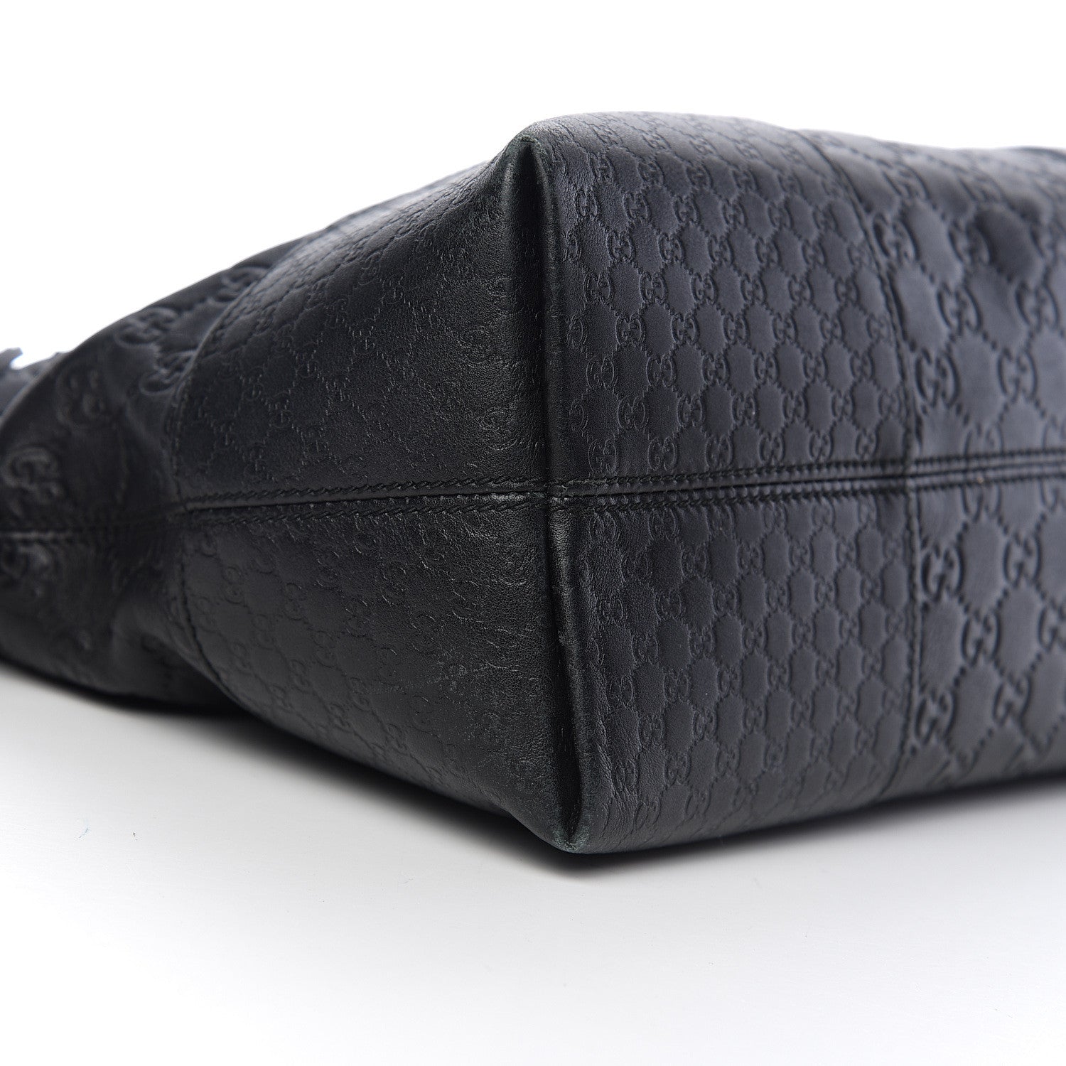 Gucci Guccissima Medium Bree Shoulder Bag Black 15 of 16