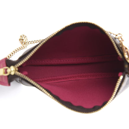 Louis Vuitton Monogram 2020 Christmas Animation Roller Coaster Mini Pochette Accessories Pivoine 5 of 11