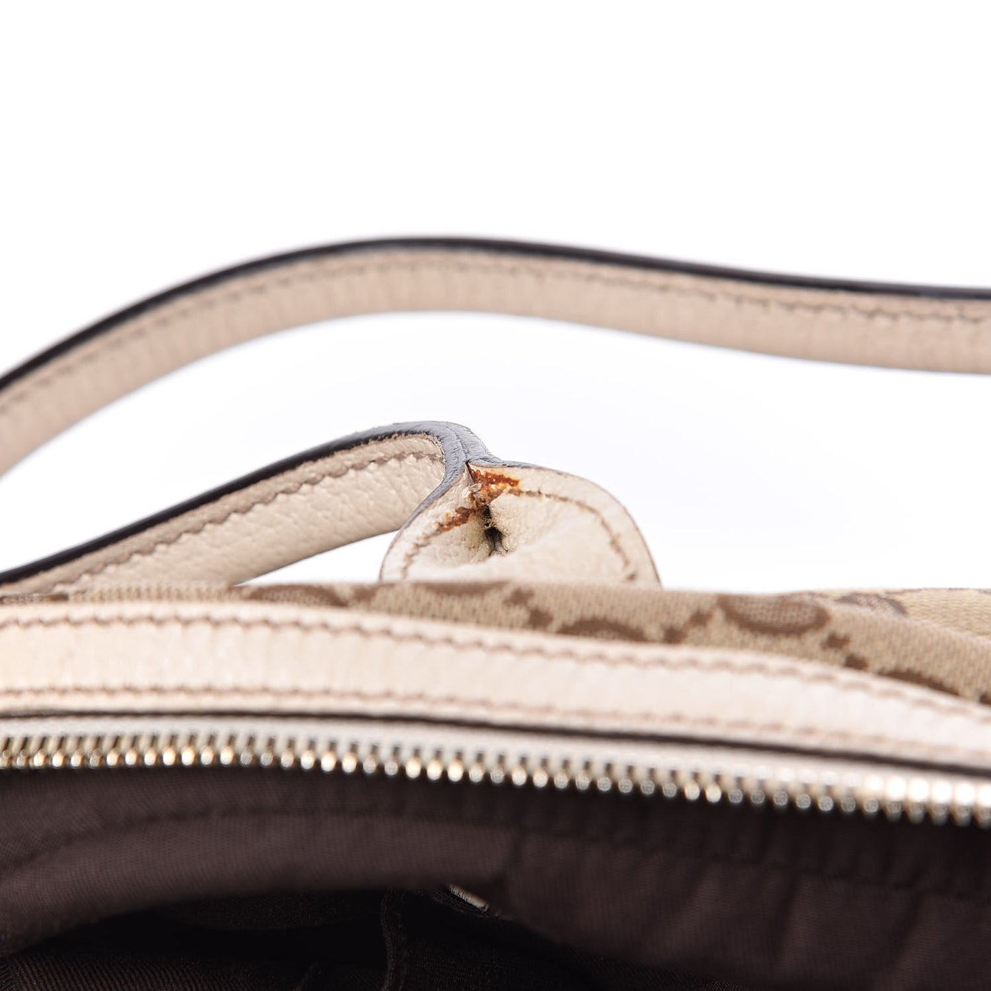 Monogram Small Princy Satchel Off White